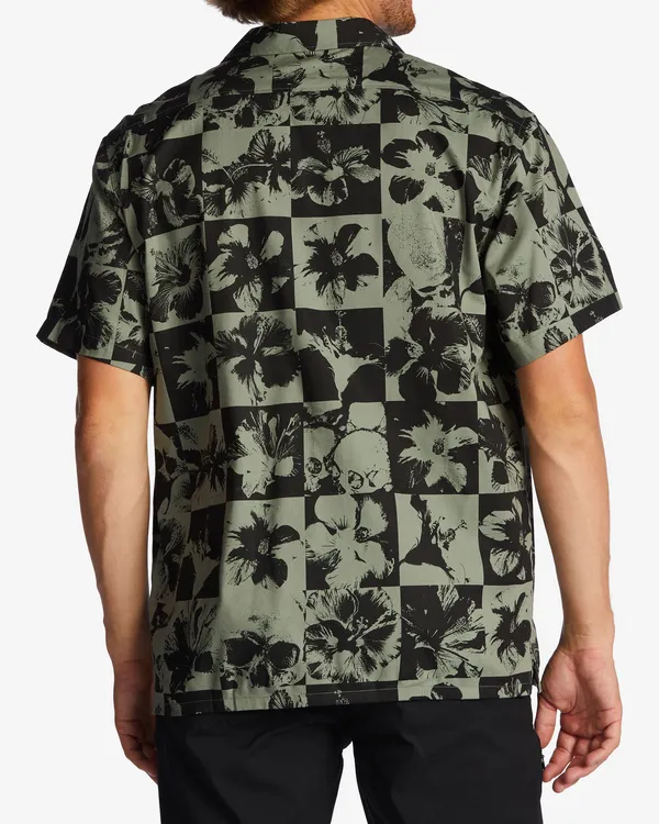 Camisa de Manga Corta Hombre BILLABONG Sundays VACAY SS STONE  Ref. ABYWT00205 sag/sage  verde y negro
