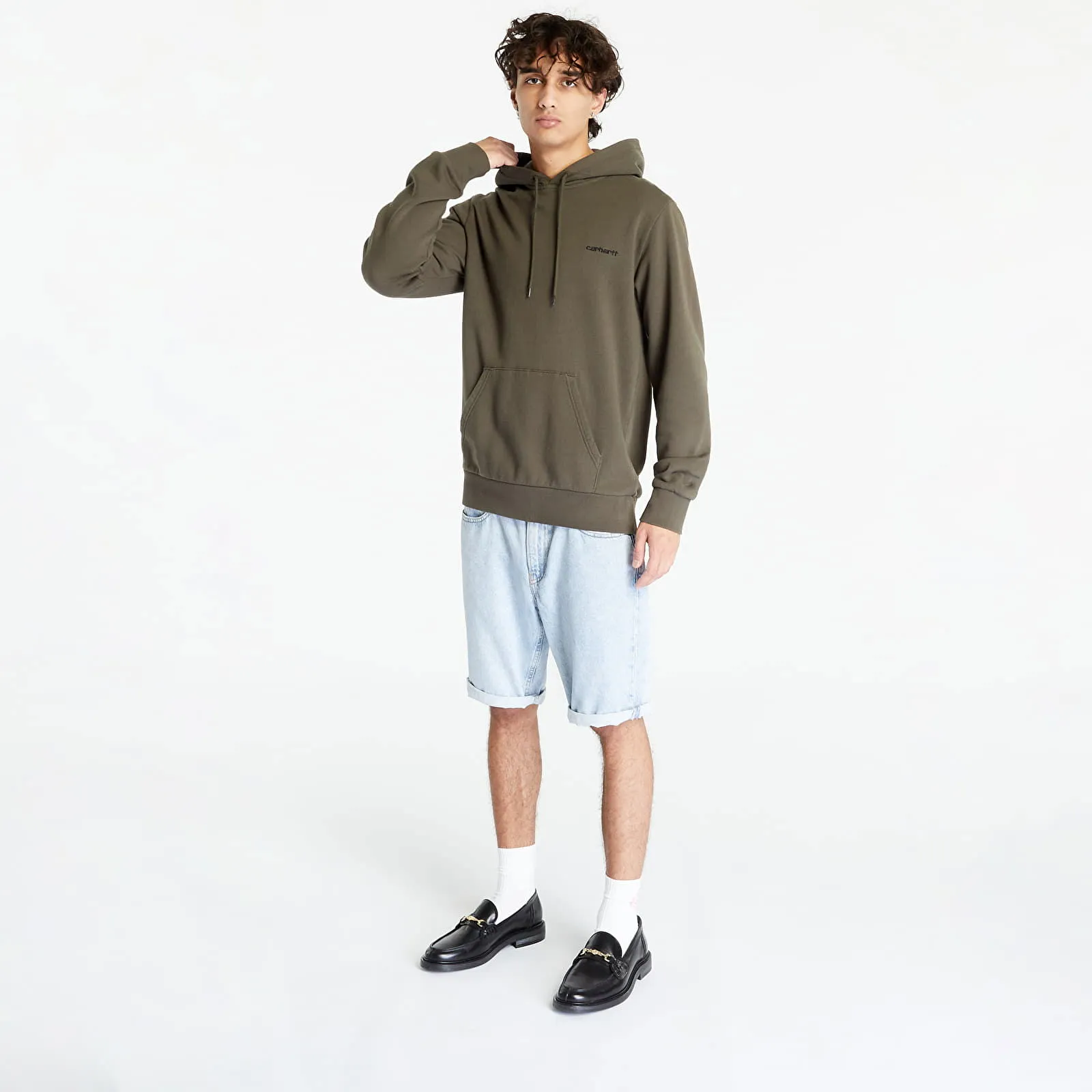 Carhartt WIP Script Embroidery Sweatshirt Hoodie