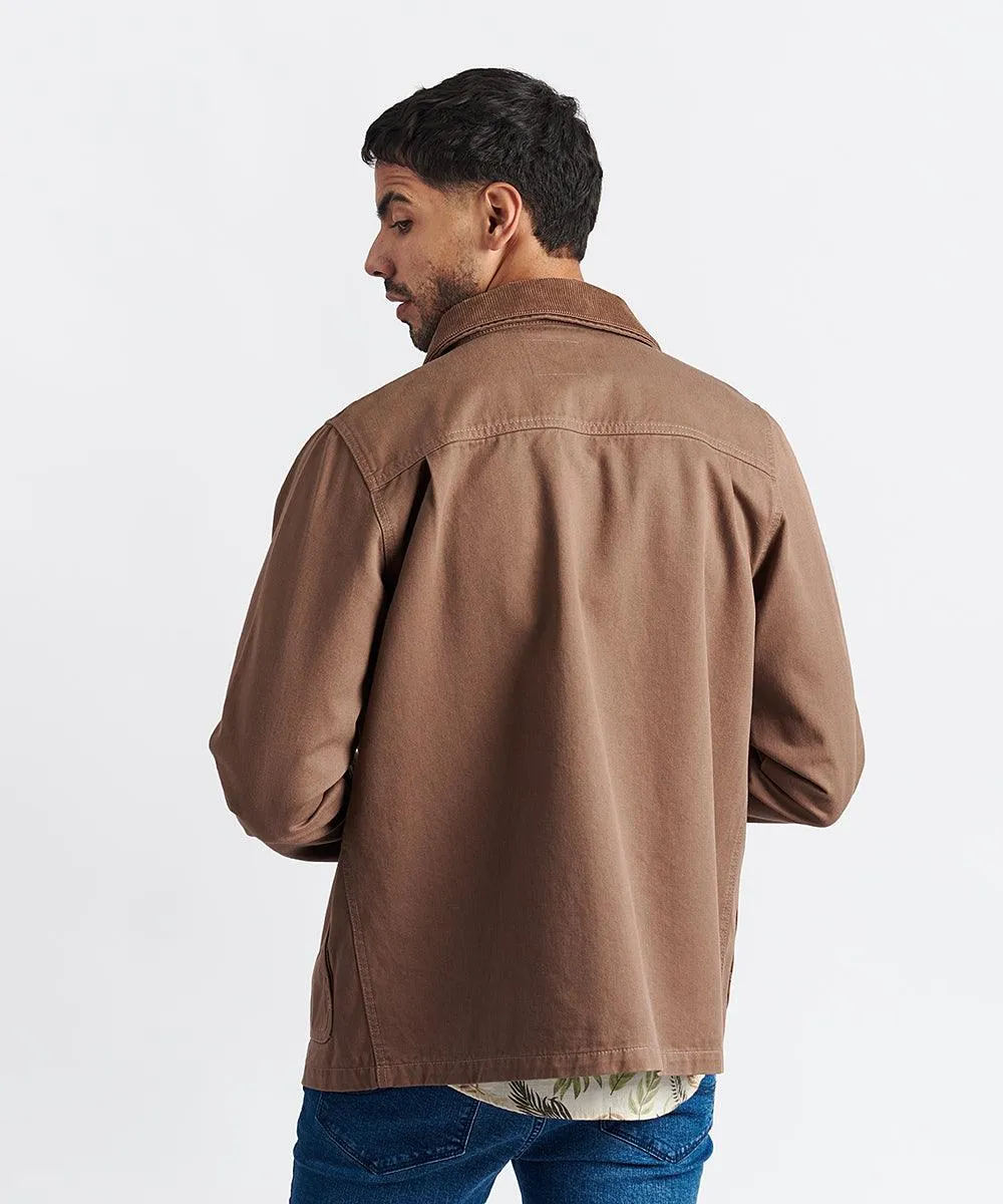 CASACA DRILL CON CUELLO REMOVIBLE CORDUROY CAMELLO PV24