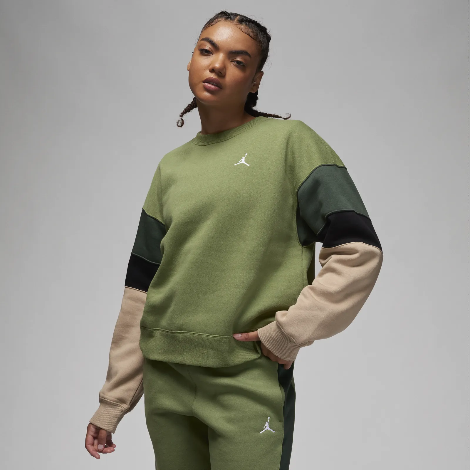 Jordan Brooklyn Fleece Crew-Neck Sweatshirt