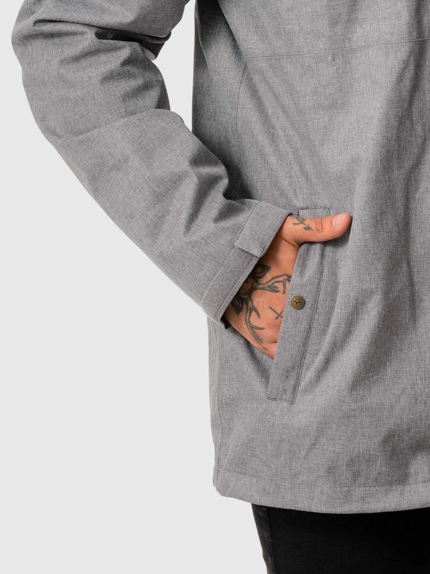 KIVUL Chaqueta Kivul Siklos 3 en 1 Reciclada Hombre Gris
