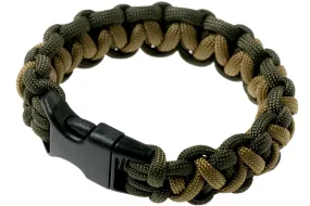 Knivesandtools pulsera onda salomón, verde oliva, tamaño interior 20 cm