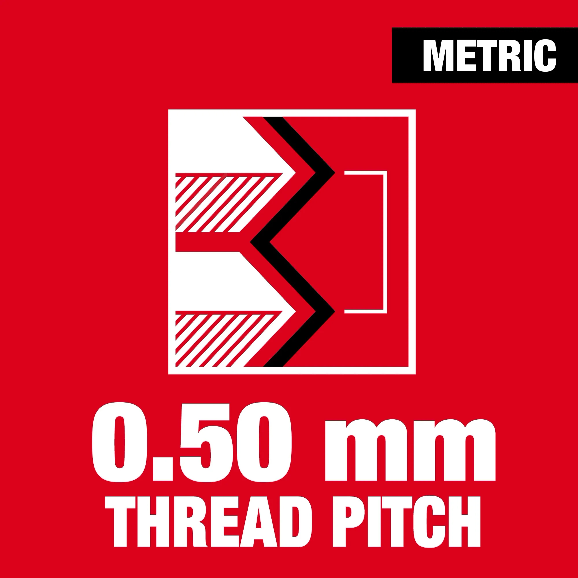 M3-0.50 mm 1-Inch Hex Threading Die