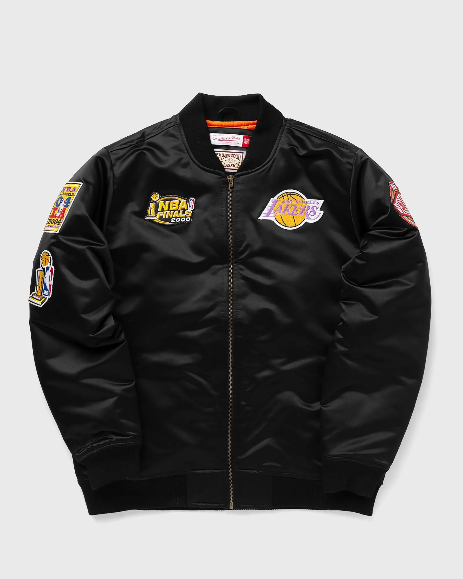Mitchell & Ness NBA SATIN BOMBER JACKET LOS ANGELES LAKERS