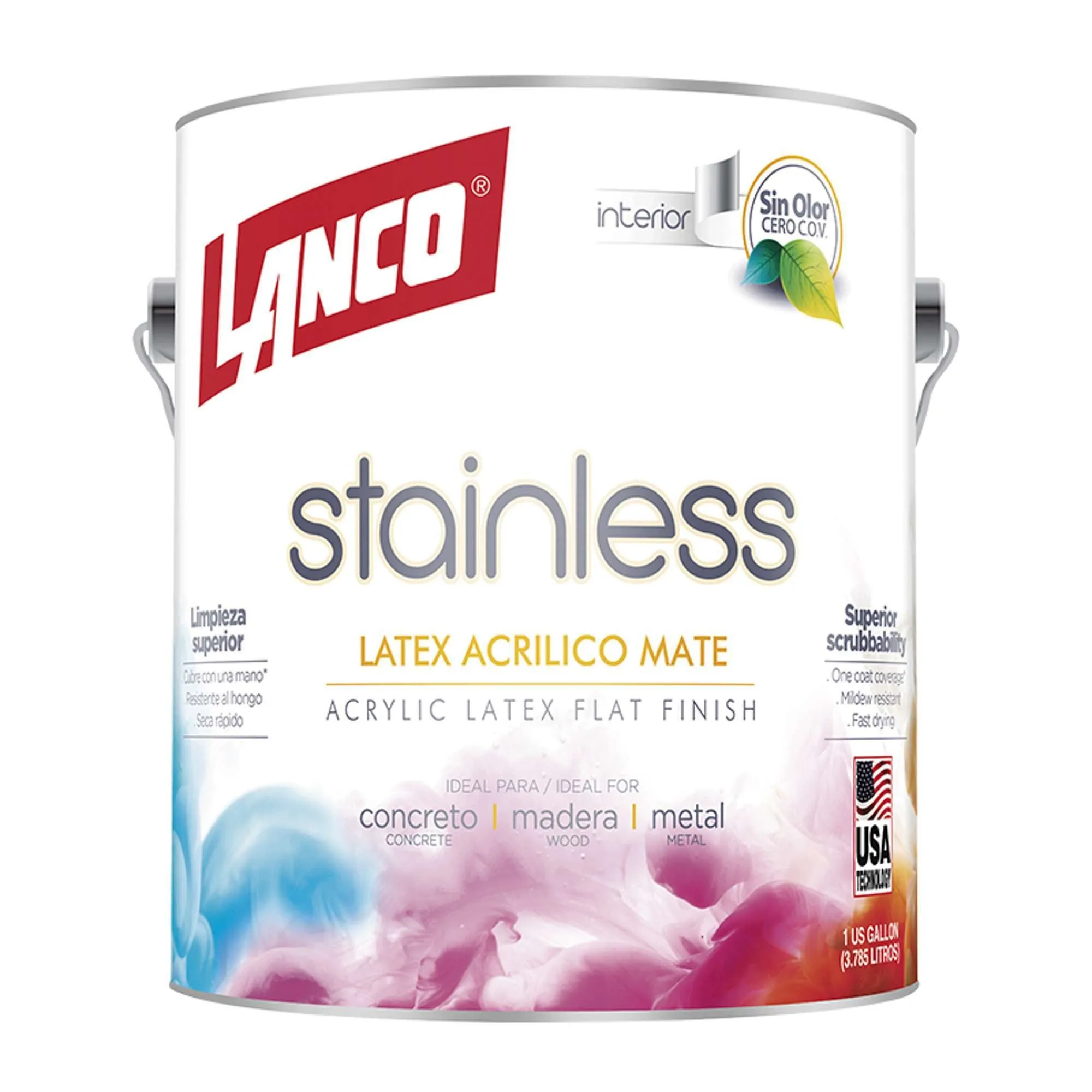 Pintura odor free accent mate Accent de 1 galón
