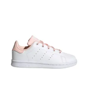 Zapatillas adidas Originals Stan Smith Blanco/Rosa Infantil